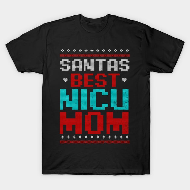 Nicu Mom Shirt | Ugly Sweater Style Gift T-Shirt by Gawkclothing